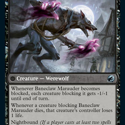 Baneblade Scoundrel // Baneclaw Marauder [Innistrad: Midnight Hunt]