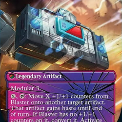 Blaster, Combat DJ // Blaster, Morale Booster (Shattered Glass) [Transformers]