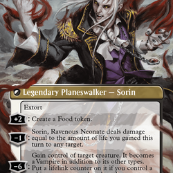 Sorin of House Markov // Sorin, Ravenous Neonate (Borderless) [Modern Horizons 3]