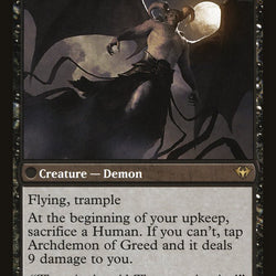 Ravenous Demon // Archdemon of Greed [Dark Ascension]