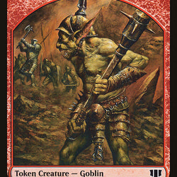 Goblin // Goat Double-Sided Token [Commander 2014 Tokens]