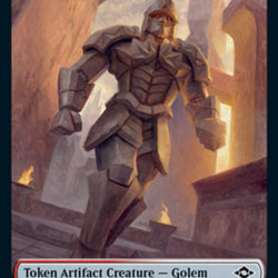 Golem // Treasure (21) Double-Sided Token [Modern Horizons 2 Tokens]