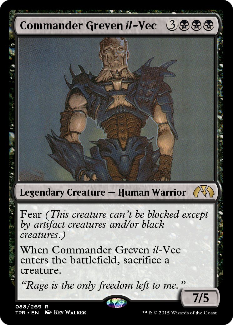 Commander Greven il-Vec (TPR-088) [Tempest Remastered] Foil