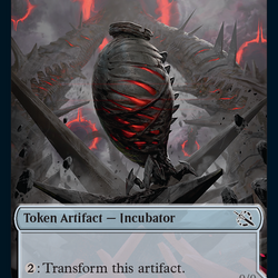Incubator // Phyrexian (16) Double-Sided Token [March of the Machine Tokens]