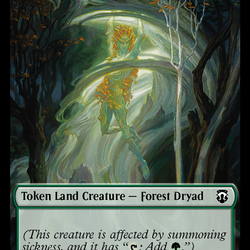 Boar (Ripple Foil) // Forest Dryad Double-Sided Token [Modern Horizons 3 Commander Tokens]