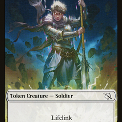 Soldier // Thopter Double-Sided Token [March of the Machine Tokens]