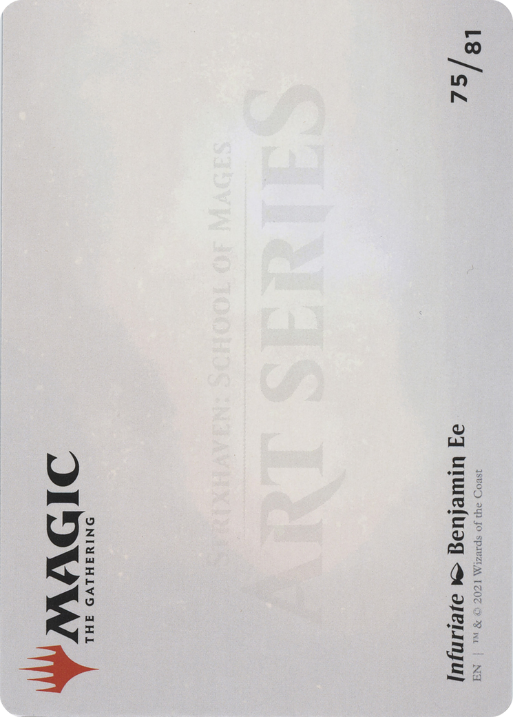 Infuriate // Infuriate (ASTX-075) (Borderless) [Strixhaven Art Series]