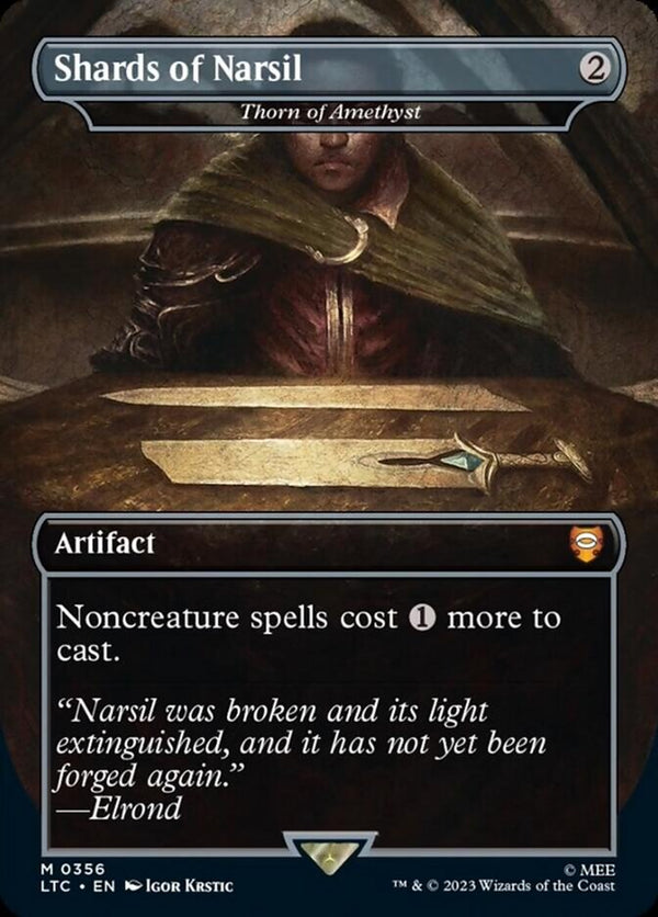 Thorn of Amethyst - Shards of Narsil (Borderless) [The Lord of the Rings: Tales of Middle-Earth Commander]