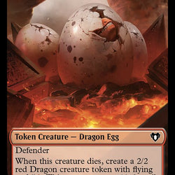 City's Blessing // Dragon Egg Double-Sided Token [Commander Masters Tokens]