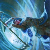 Sea Gate Stormcaller // Sea Gate Stormcaller (AZNR-050) (Borderless) [Zendikar Rising Art Series]