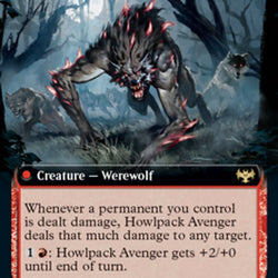 Ill-Tempered Loner // Howlpack Avenger (Extended Art) [Innistrad: Crimson Vow]
