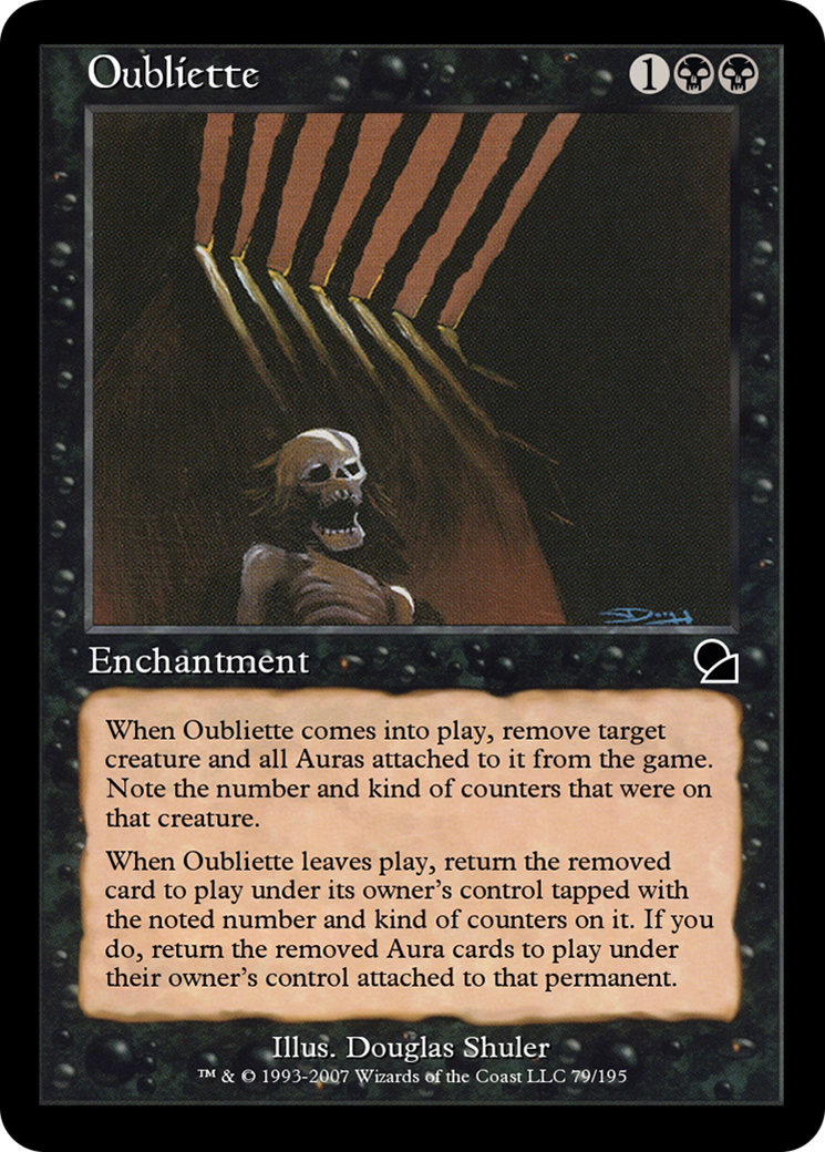 Oubliette (ME1-079) [Masters Edition] Foil