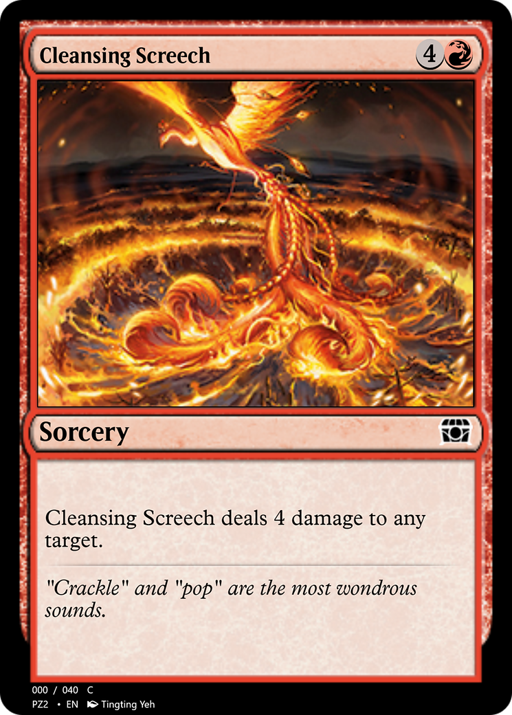Cleansing Screech (PZ2-70865) [Treasure Chest]
