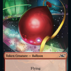 Clown Robot (002) // Balloon Double-Sided Token [Unfinity Tokens]