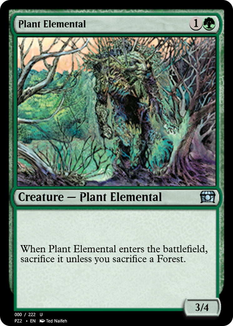 Plant Elemental (PZ2-65825) [Treasure Chest] Foil