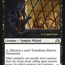 Elusive Tormentor // Insidious Mist [Shadows over Innistrad Prerelease Promos]