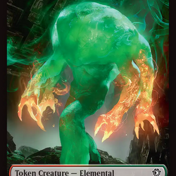 Elemental (0002) // Elemental (0009) Double-Sided Token [Lorwyn Eclipsed Tokens]