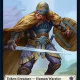 Insect // Human Warrior Double-Sided Token [Starter Commander Decks]