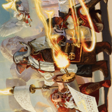 Lorehold Command // Lorehold Command (ASTX-031) (Borderless) [Strixhaven Art Series] Foil
