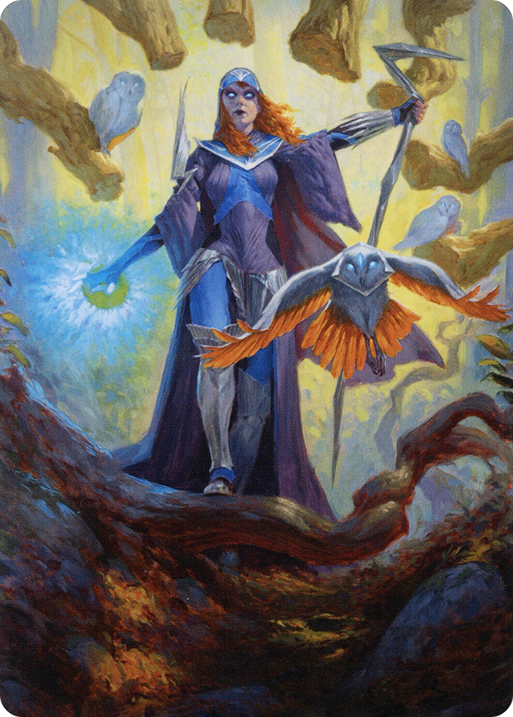 Kasmina, Enigma Sage // Kasmina, Enigma Sage (ASTX-029) (Borderless) [Strixhaven Art Series]