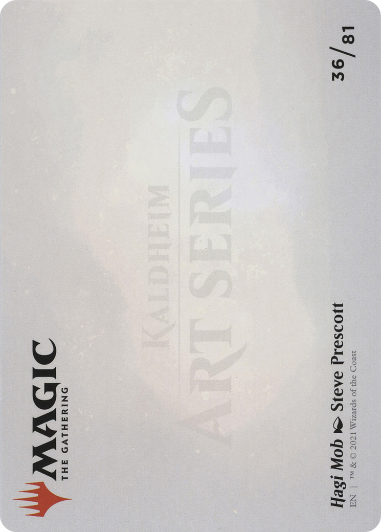 Hagi Mob // Hagi Mob (ASKHM-036) (Borderless) [Art Series: Kaldheim] Foil