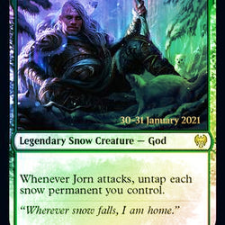 Jorn, God of Winter // Kaldring, the Rimestaff [Kaldheim Prerelease Promos]