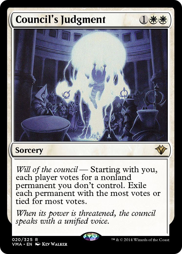 Council's Judgment (VMA-020) [Vintage Masters] Foil