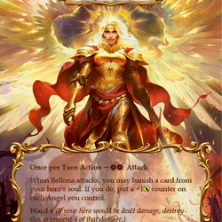 Figment of War // Bellona, Archangel of War (Marvel) [DTD012] (Dusk Till Dawn)  Cold Foil