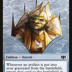 Daretti, Scrap Savant Emblem // Tuktuk the Returned Double-Sided Token [Commander 2014 Tokens]
