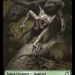 Radiation // Squirrel Double-Sided Token [Fallout Tokens]