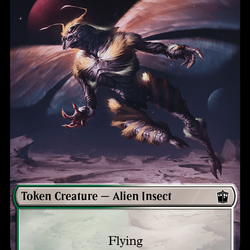 Copy // Alien Insect Double-Sided Token [Doctor Who Tokens]