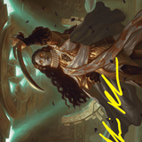 Elenda, Saint of Dusk // Elenda, Saint of Dusk (AFDN-015) (Borderless) [Foundations Art Series] Foil