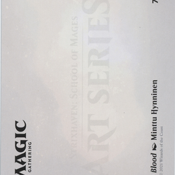 Sign in Blood // Sign in Blood (ASTX-072) (Borderless) [Strixhaven Art Series] Foil