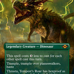 Thrasta, Tempest's Roar (Borderless Alternate Art) [Modern Horizons 2]
