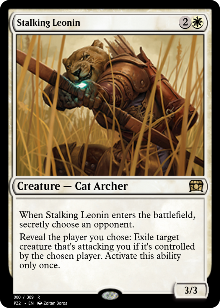 Stalking Leonin (PZ2-65769) [Treasure Chest] Foil