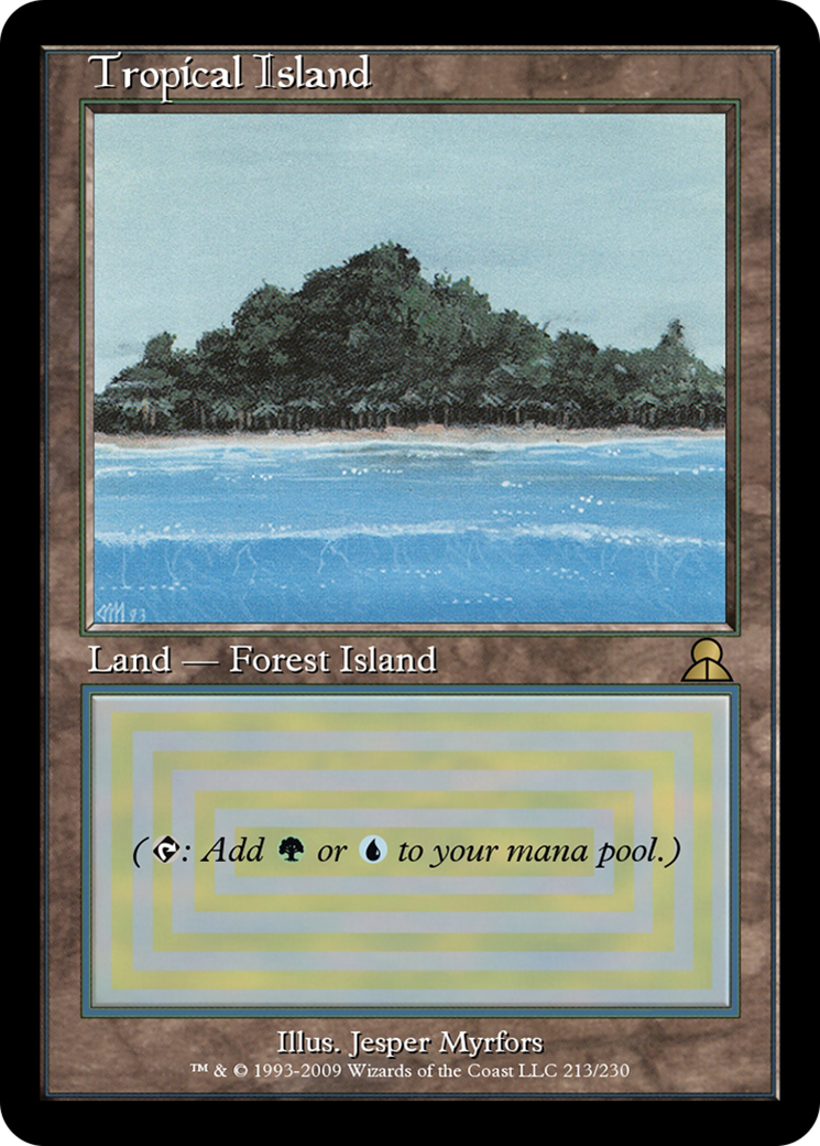 Tropical Island (ME3-213) [Masters Edition III] Foil