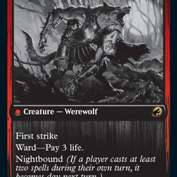 Brutal Cathar // Moonrage Brute [Innistrad: Double Feature]