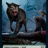 Wolf // Wurm (030) Double-Sided Token [Double Masters Tokens]