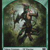 Gargoyle // Elf Warrior Double-Sided Token [Commander 2014 Tokens]