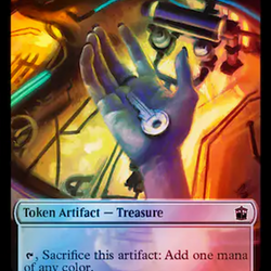 Copy // Treasure (0062) Double-Sided Token (Surge Foil) [Doctor Who Tokens]
