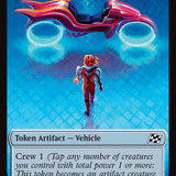 Vehicle // Pilot Double-Sided Token [Aetherdrift Tokens]