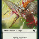 Angel // Elephant Double-Sided Token [Kamigawa: Neon Dynasty Commander Tokens]