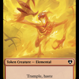 Elemental (0026) // Kor Soldier Double-Sided Token [Commander Masters Tokens]