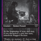 Ragged Recluse // Odious Witch [Innistrad: Double Feature]