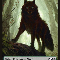 Wolf Double-Sided Token [Challenger Decks 2020 Tokens]