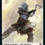Kor Warrior // Plant Double-Sided Token [Zendikar Rising Tokens]