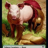 Boar // Spirit Double-Sided Token [Kaldheim Commander Tokens]