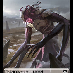 Soldier (017) // Eldrazi Double-Sided Token [Phyrexia: All Will Be One Commander Tokens]