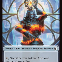 Sculpture Treasure // Beast Double-Sided Token [Reality Fracture Tokens]