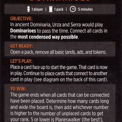 Dominarioes (Magic Minigame) [Strixhaven: School of Mages Minigame]